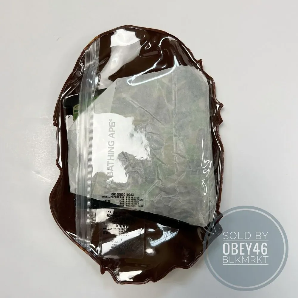 BAPE A Bathing Ape ABC Green Camo Mask FW23